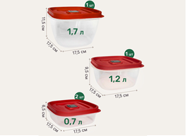 Контейнеры для еды DEKOEV от компании «Guba»